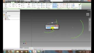 Inventor 0323 Radius Dimensioning [upl. by Sherard]