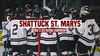 Shattuck St Marys Hockey Road to 2023 U18 National Championship [upl. by Eltsyrhc]