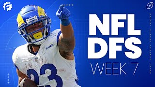 LIVE NFL DFS Picks amp Strategy for DraftKings amp FanDuel Week 7 [upl. by Annecorinne]