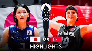 TURKIYE vs JAPAN  Highlights  Womens OQT 2023 [upl. by Olympe]