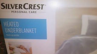 Silvercrest Heated underblanket 60w🌜 [upl. by Aninotna]