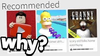 The Recommended Section of Roblox Games [upl. by Phillada]