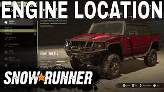 SNOWRUNNER HUMMER H2 Engine Upgrade Locations Alaska Map [upl. by Nivlak]