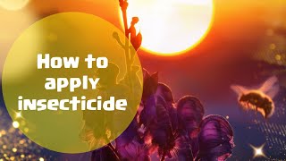 How to apply Imidacloprid insecticide [upl. by Benyamin]