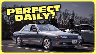 The R32 Skyline GTST Sedan is the PERFECT JDM Daily [upl. by Funda]