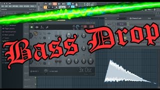 How To Make A Bass Drop In Fl Studio [upl. by Nangem]