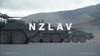 New Zealand Army New Zealand Light Armoured Vehicles NZLAV [upl. by Lladnew]