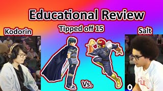 Salt Vs Kodorin  Tipped Off 15  Educational Breakdown  SSBM GOSU [upl. by Maure]