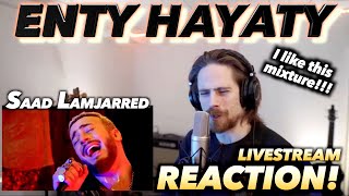 Saad Lamjarred  Enty Hayaty REACTION [upl. by Notyep]