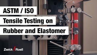 ASTM  ISO  Tensile Testing on Rubber and Elastomer [upl. by Onaicilef651]