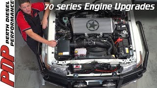 Toyota Landcruiser 70 series Engine Bay Upgrades [upl. by Nodnrb368]