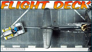 How to build paint and weather US NAVY WW2 aircraft carrier deck [upl. by Selia]