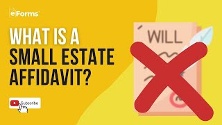 What is a Small Estate Affidavit  EXPLAINED [upl. by Chickie]