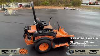 2022 SCAG TIGER CAT II ZERO TURN LAWN MOWER 52quot 25 HP KOHLER EFI  Gilford Hardware [upl. by Holzman]