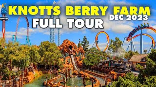 Full walking tour of Knotts Berry Farm  Dec 2023 [upl. by Belle546]