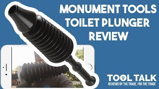 Monument Tools MP1600 Toilet Plunger Review by SAFGas Ltd [upl. by Ainar75]