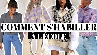 COMMENT SHABILLER À LÉCOLE  10 CONSEILS MODE AUTOMNEHIVER 2020 [upl. by Nomolas]