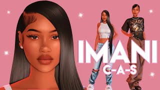 Imani Wright 💗⭐  Create A Sim The Sims 4 [upl. by Koball235]