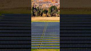 Solar farm outside of Sherrill NY solarfarm upstateny drone oneida [upl. by Anaj521]