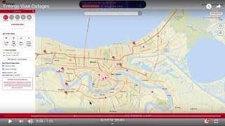 Entergys Enhanced View Outages Map [upl. by Cailly]