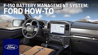 F150 Battery Management System Battery Saver  Ford HowTo  Ford [upl. by Adi445]