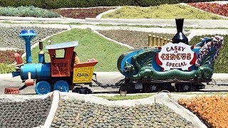 Casey Jr Circus Train at Disneyland  Full POV MultiAngle Ride Fantasyland Storybook Land [upl. by Ysac782]