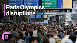 Paris Olympics 2024 Acts of Sabotage Hit French Trains Ahead of Opening Ceremony [upl. by Deaner208]