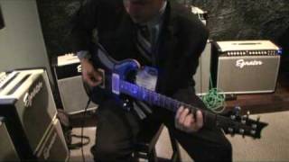 NAMM 2010 Presentation of Egnater Rebel 30 head [upl. by Nonnahsed]