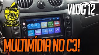 INSTALEI MP5 PLAYER 7010B MULTIMÍDIA 2DIN CHINÊS NO CITROEN C3 VEJA COMO FICOU  VLOG 12 [upl. by Refeinnej]