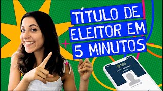 COMO TIRAR O TÍTULO DE ELEITOR EM 2024  ATUALIZADO  ONLINE [upl. by Addiego618]