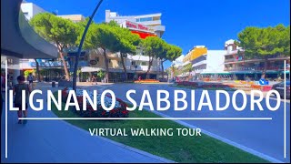 Lignano Sabbiadoro 4K ultra HD Summer Walk 2023 Italy 🇮🇹 [upl. by Yelrahs733]