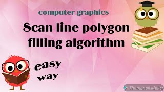 Scan line polygon filling algorithm in computer graphics  scanfill polygon filling algorithm hindi [upl. by Yraeht]