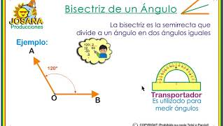 Bisectriz de un angulo [upl. by Eineg]