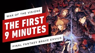 The First 9 Minutes of War of the Visions Final Fantasy Brave Exvius Gameplay [upl. by Drannel]