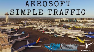 Microsoft Flight Simulator 2020 Simple Traffic Aerosoft AI Traffic Addon Cinematic Showcase [upl. by Ocinemod]