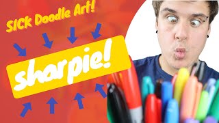 THE SHARPIE ART CHALLENGE BEST for doodle art [upl. by Ekusuy139]