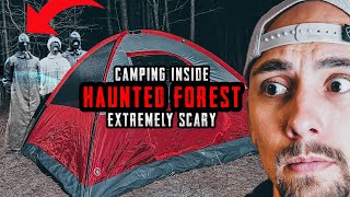 SCARIEST CAMPING TRIP EVER INSIDE WORLDS MOST HAUNTED FOREST [upl. by Alyakam66]