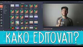 KAKO EDITOVATI VIDEO  Movavi Video Editor [upl. by Kalvin692]