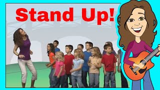 Stand Up Sit Down Childrens Song and More  Patty Shukla [upl. by Edrea145]