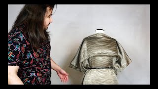 Draping Classical Greek Clothing  Peplos Chiton Himation [upl. by Atokad]