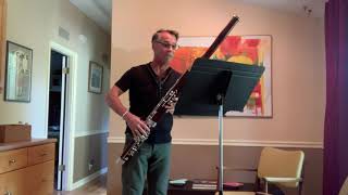 Bernard Garfield Etude 32 for Bassoon quotThank You Maestro Paganiniquot [upl. by Cirdla]