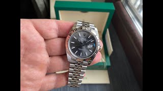 Rolex Datejust 41 White Rolesor Jubilee [upl. by Bethanne]