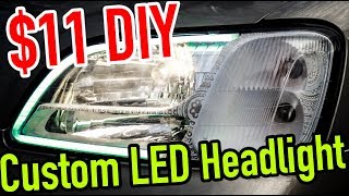 How to LED Tube Retrofitted Headlights [upl. by Winton]