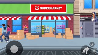 Supermarket Store 3D Simulator  Android ios Games  I EXPAND MY SUPERMARKET 🔥 [upl. by Florrie]