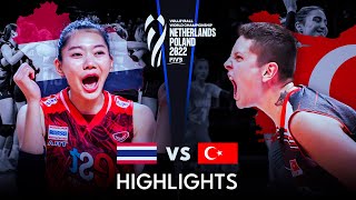 HISTORICAL MATCH  THAILAND vs TURKIYE  Womens World Championship 2022 [upl. by Norman]