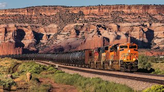 4K BNSF Trains in New Mexico Summer 2019 Part 2 [upl. by Xylia]