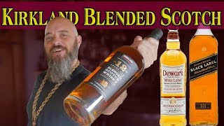 Kirkland 12 year Blended Scotch  Johnnie Walker Black and Dewars White Label Comparison [upl. by Nalloh]