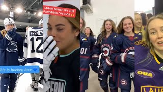 HOCKEY TIKTOK COMPILATIONS🥰🏒 part 36  GIRLS EDITION [upl. by Allemrac]