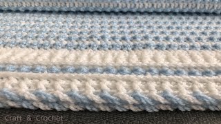 Easy crochet blanket pattern craft amp crochet baby blanket 2710 [upl. by Balmuth58]