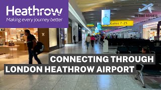 London Heathrow LHR Airport Connection Process amp Transfer Guide Terminal 2 to Terminal 4 [upl. by Marjy105]